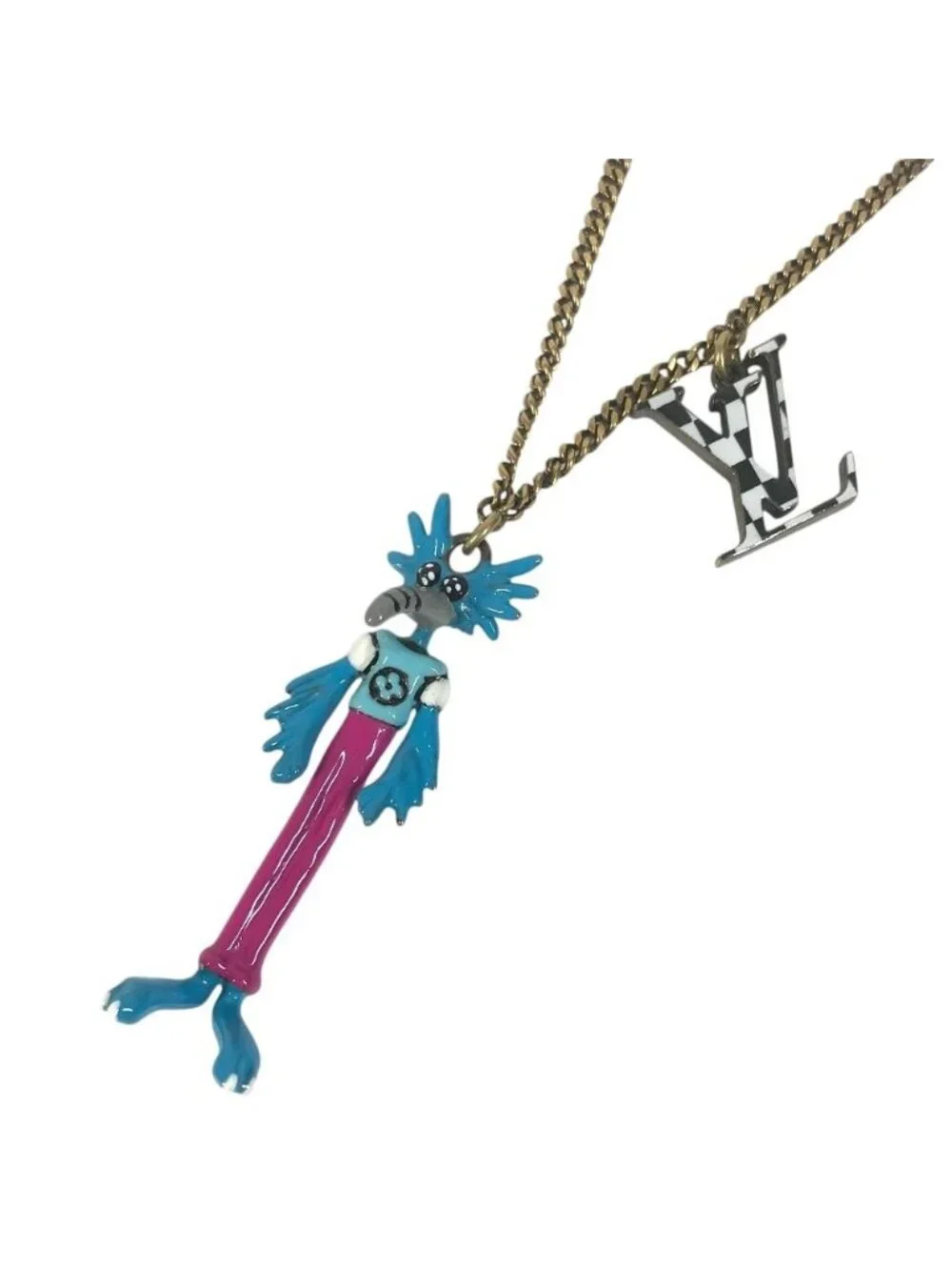 Louis Vuitton Pendant LV Animals Metal Multicolor